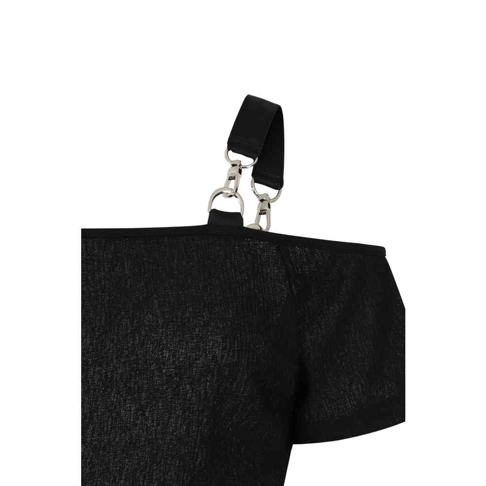 Banned - Ravenna Crop top - Zwart
